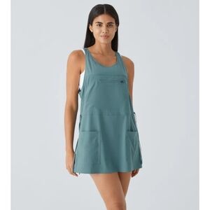 HALARA Breezeful Backless Multiple Pockets Drawstring 2-Piece